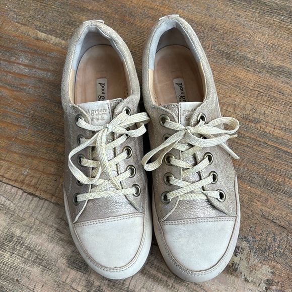 Paul Green Rose Gold and Pink leather Sneaker - Picture 9 of 11